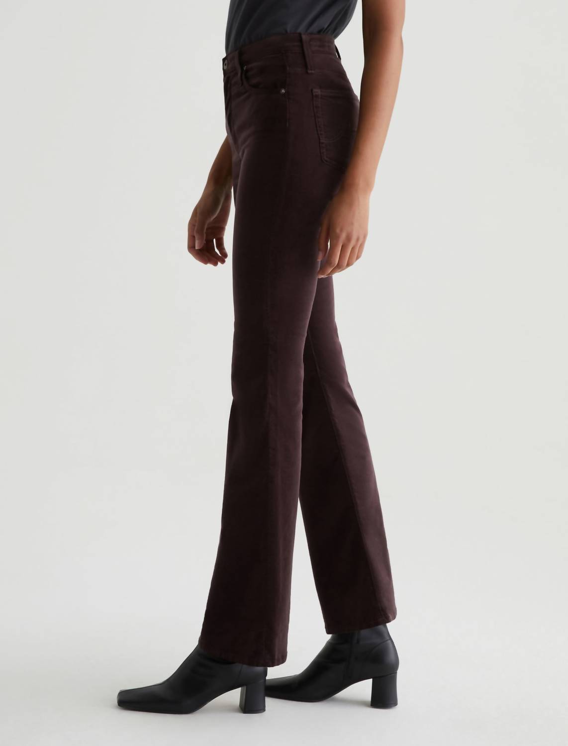 Ag Jeans - Farrah Velvet Mid-rise Boot Pants