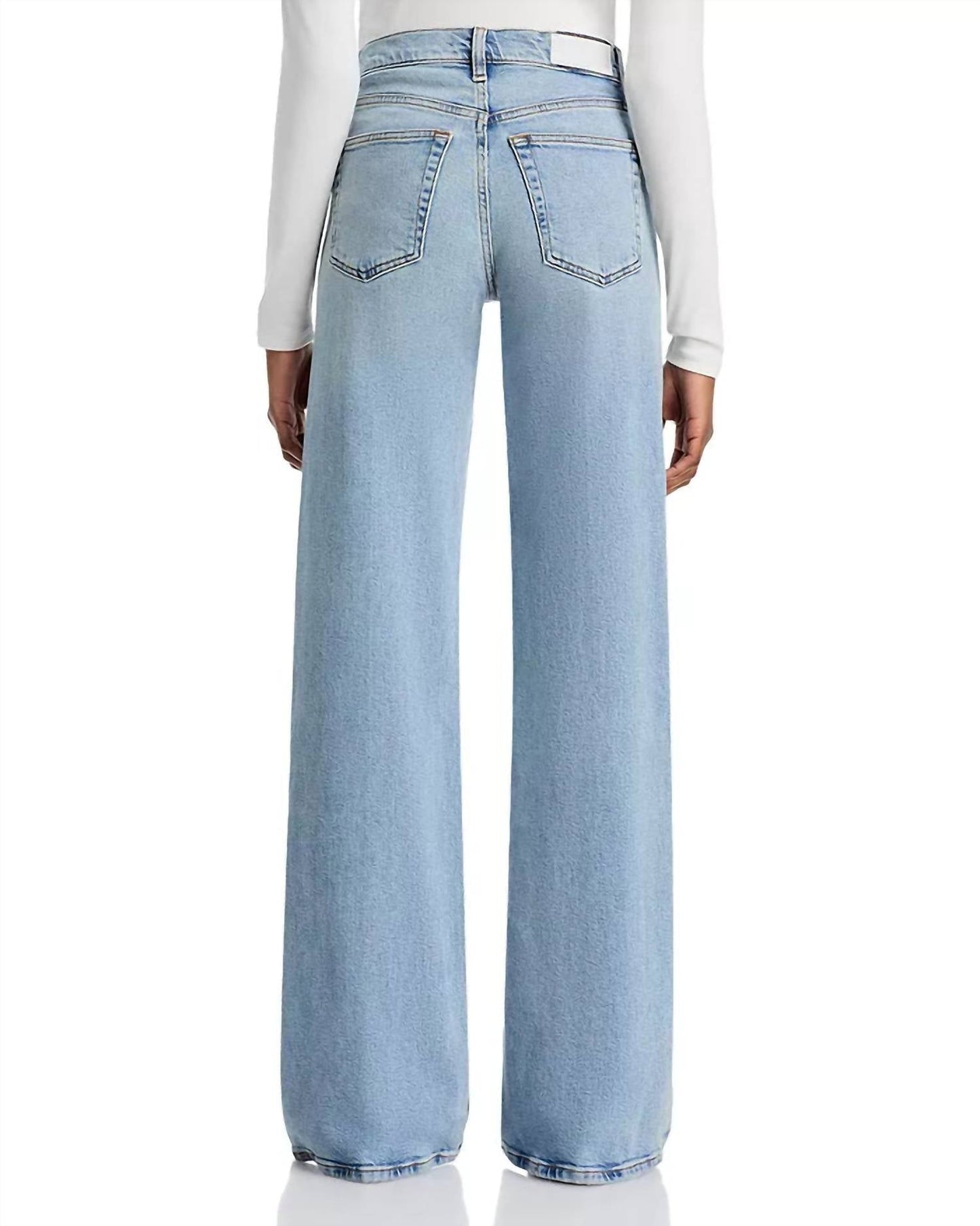 Re/Done - Mid Rise Wide Leg Jeans