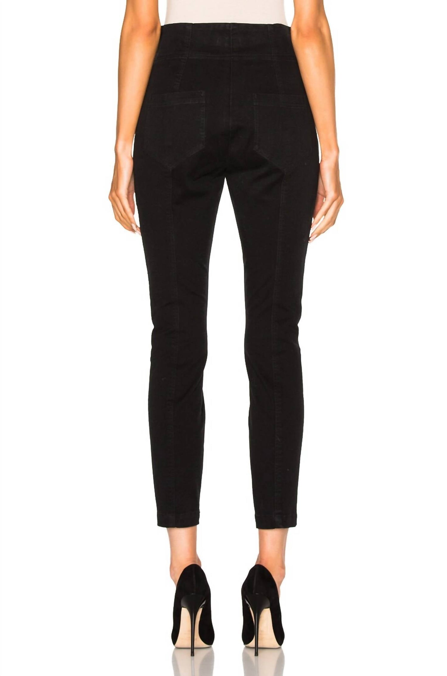 A.L.C. - High Waisted Lace Up Ankle Pant
