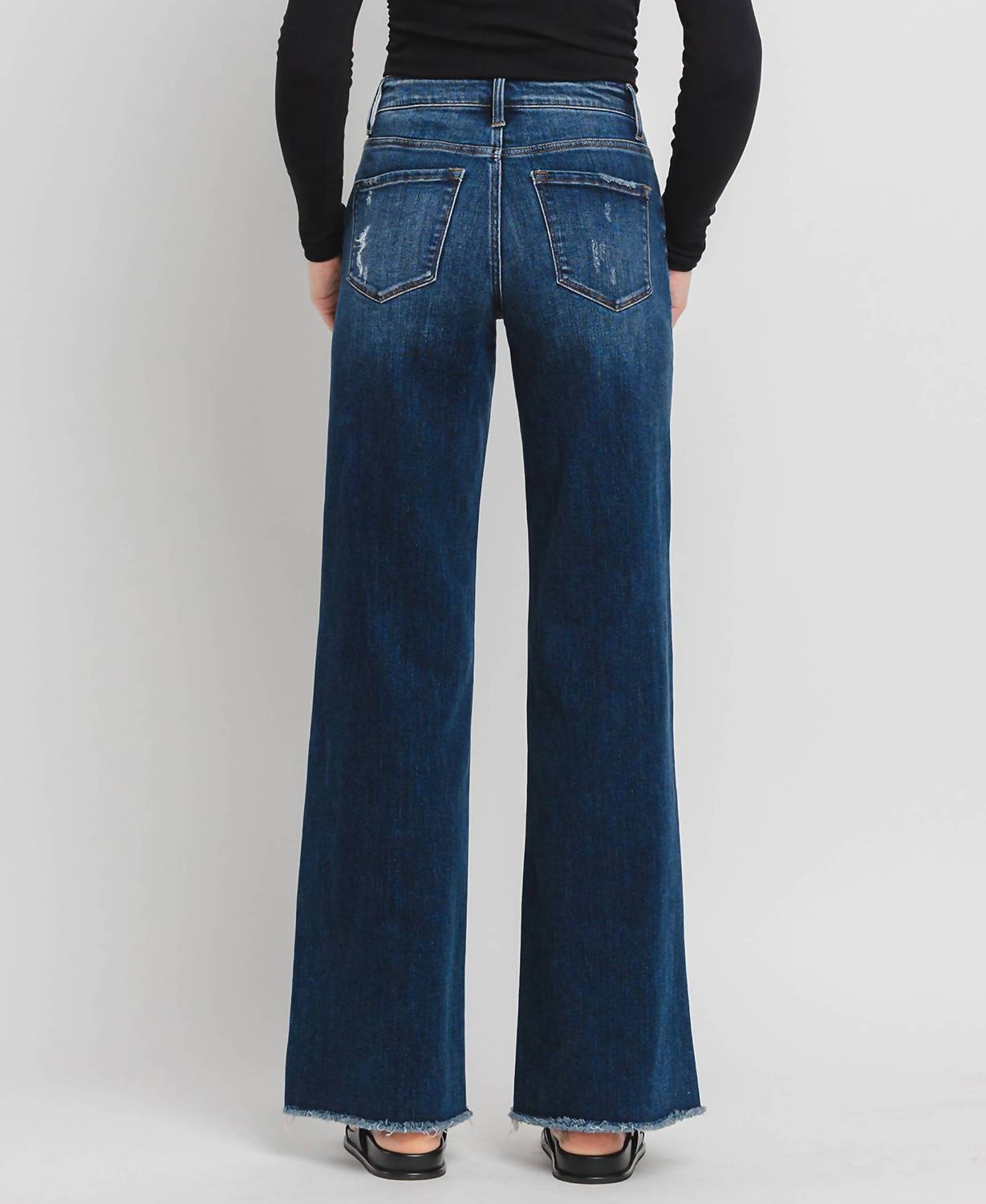 Flying Monkey - Vervet High Rise Wide Leg Jeans