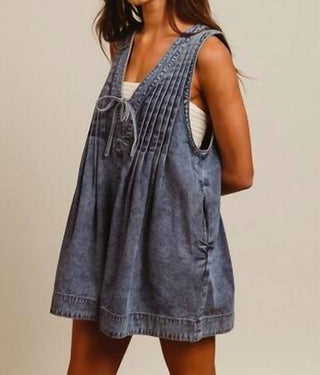 Bibi - Denim Romper