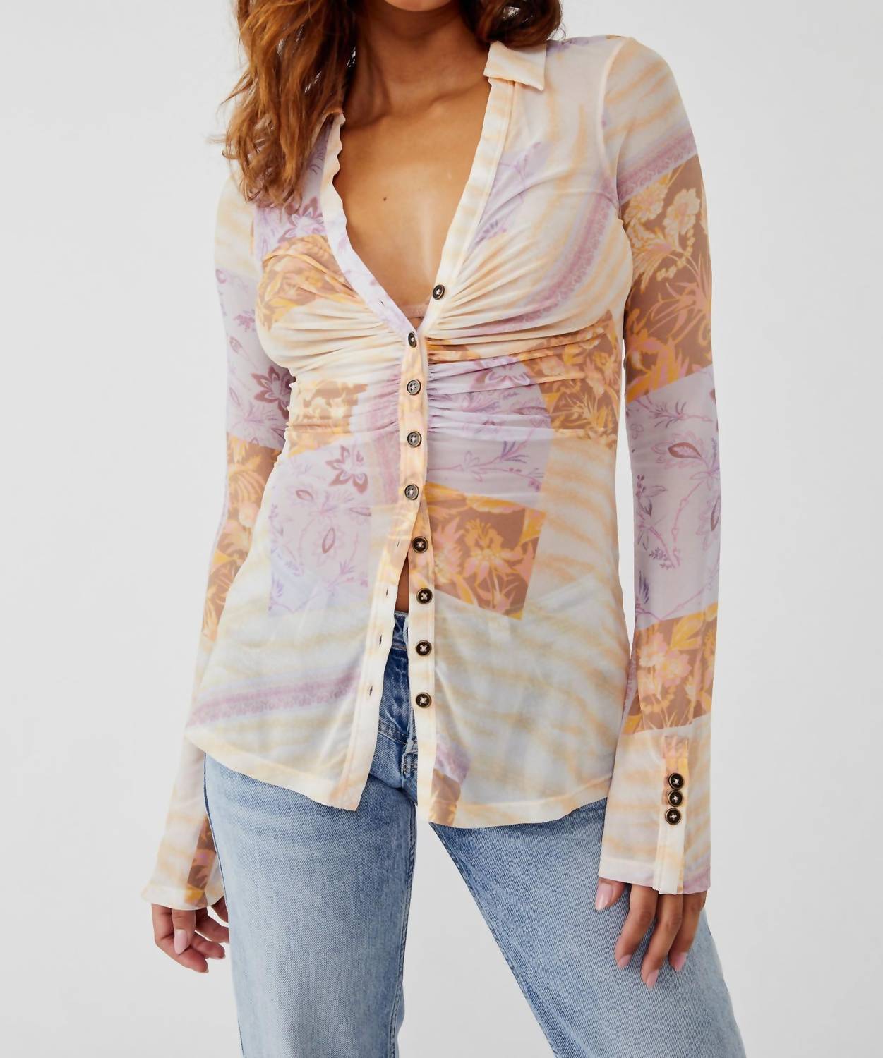 free-people-lucky-button-front-shirtee