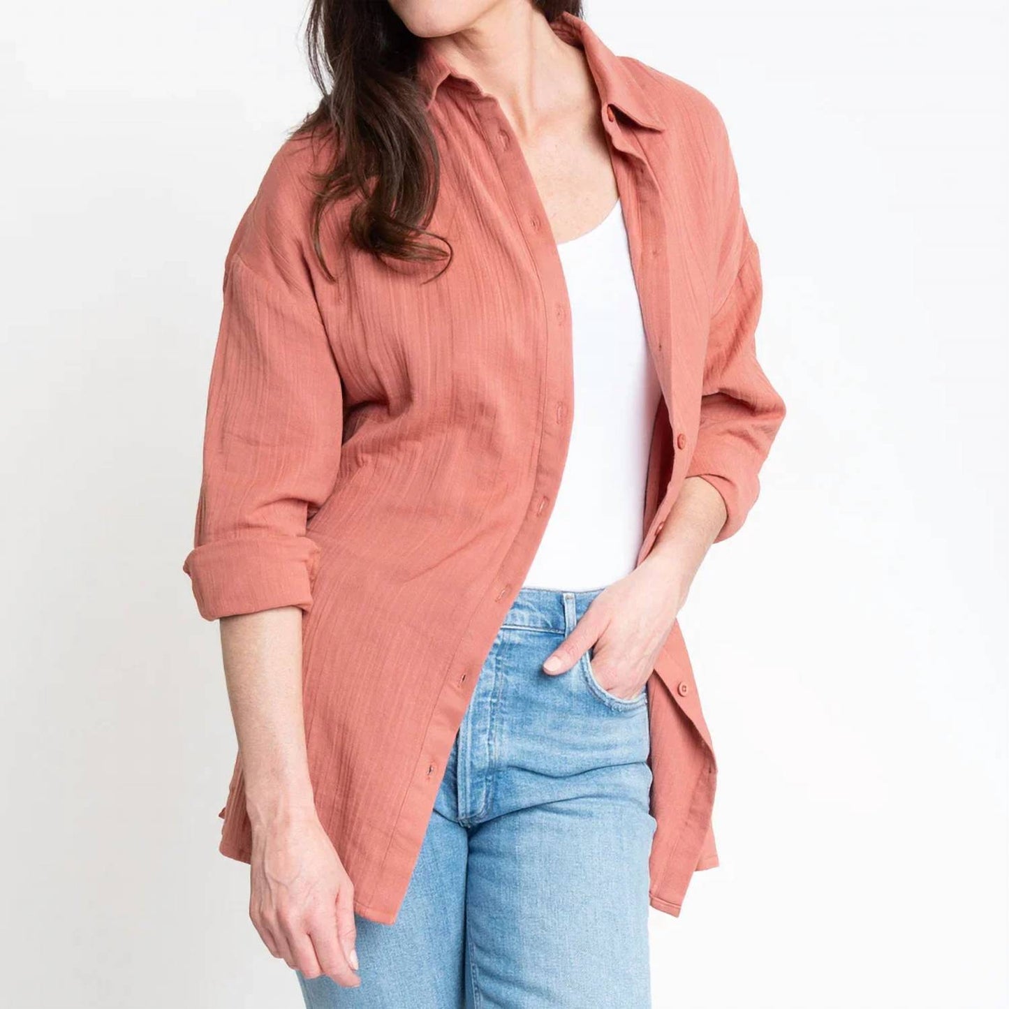 Elsie & Zoey - Aaliyah Gauze Button Up