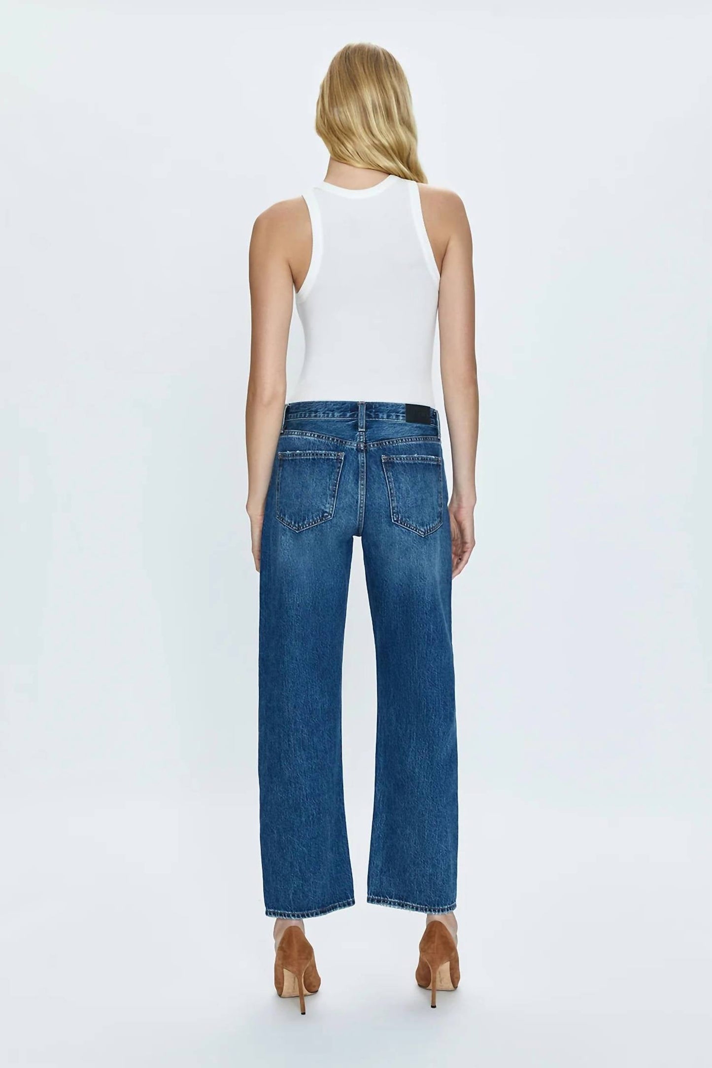 Pistola - Lexi Mid-rise Bowed Leg Jeans