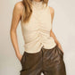 Project Social T - In Your Head Ruched Tank