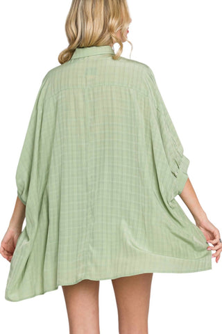 Entro - Sage Boxy Top
