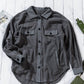 Dear Lover - Turn Down Collared Shacket