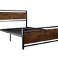 Twin Size Metal Bed Sturdy System Metal Bed Frame, Modern Style And Comfort - Black