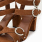 Ikks - Chaus strappy suede leather sandals