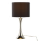 Lenuxe 24-Inch Contemporary Metal Table Lamp Set in Polished Nickel