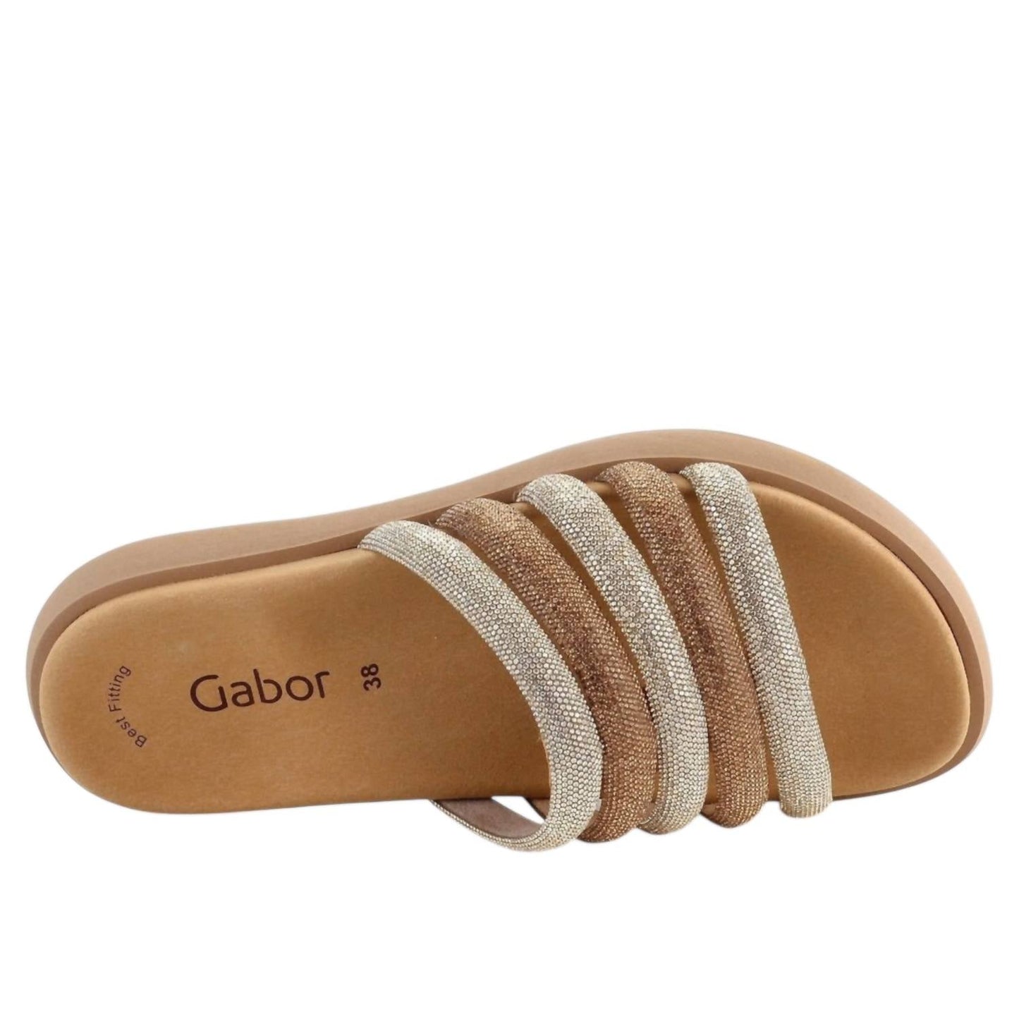 Gabor - Women's Abbott Metallic Slide