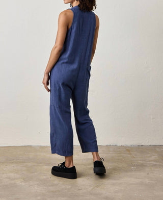 Nsf - Silva Linen Blend Canvas Romper