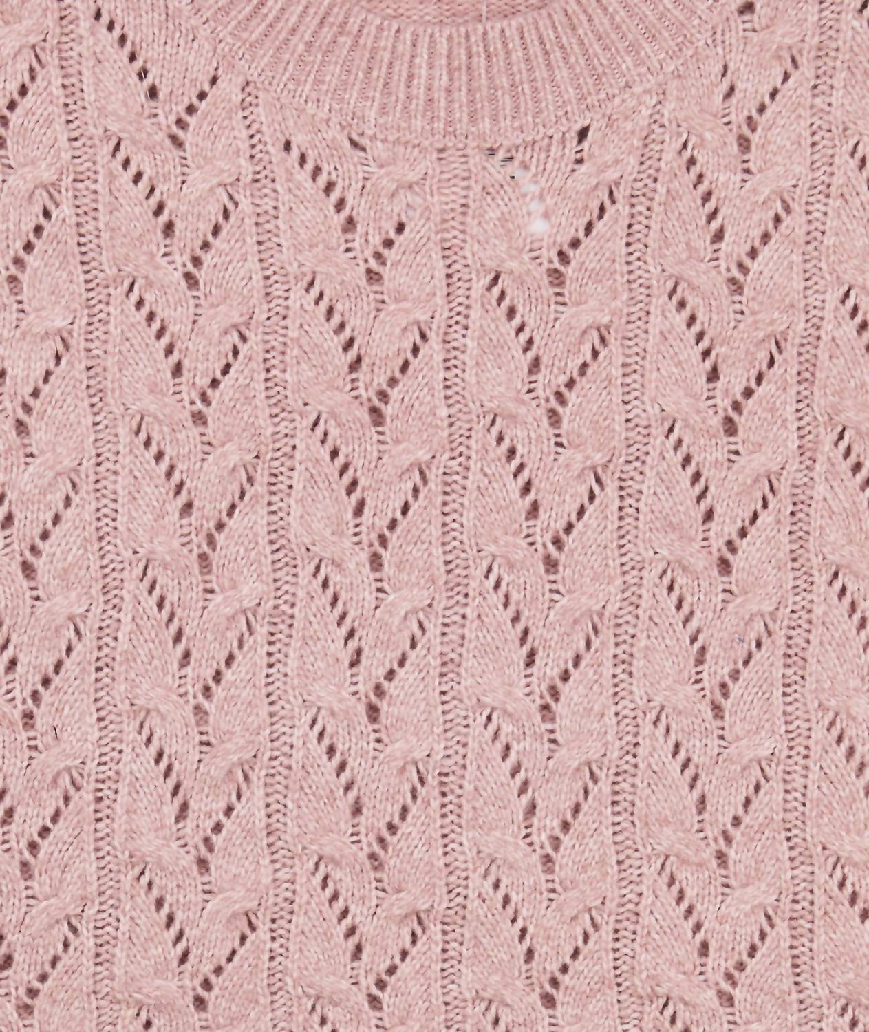 8Apart - Junior Women's Ada Cable Crew Sweater