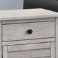 Accent Nightstand, Storage Drawer, Transitional