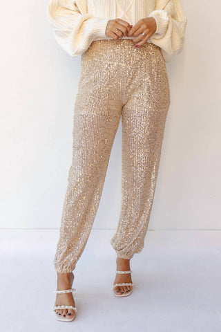 Pol - Last Minute Plans Sequine Pants