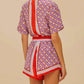 Farm Rio - Graphic Pineapple Scarf Multicolor Shorts