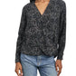 Rails - HILLARY ANIMAL PRINT LONG SLEEVE BLOUSE