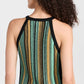Nation Ltd - Mari Crochet Stripe Halter Top