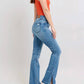Judy Blue - Tummy Control Side Slit Bootcut Jeans