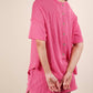 Very J - Oversized Two Tone Double Knit Top & Shorts