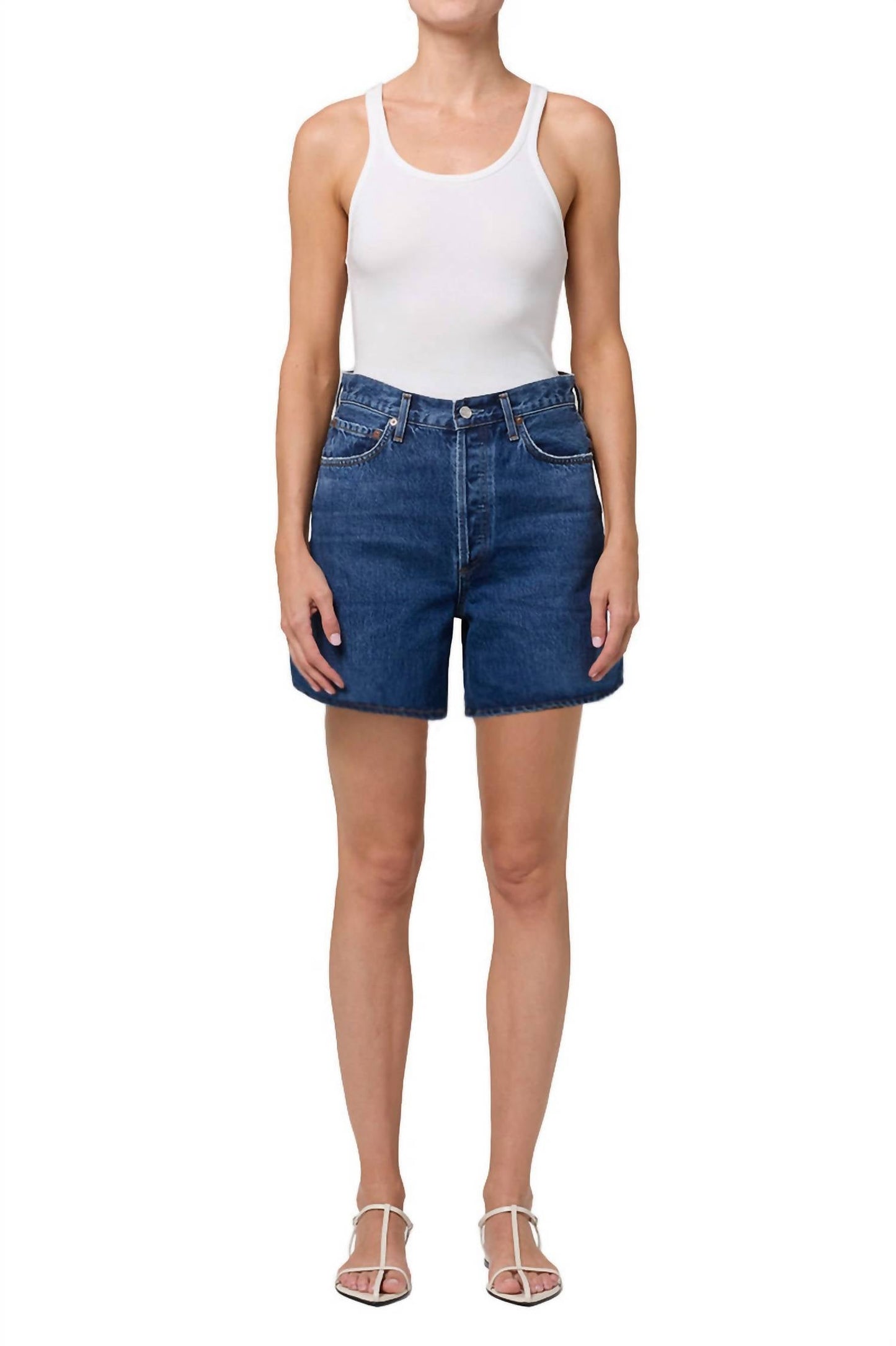 Agolde - Dame High Rise Baggy Short