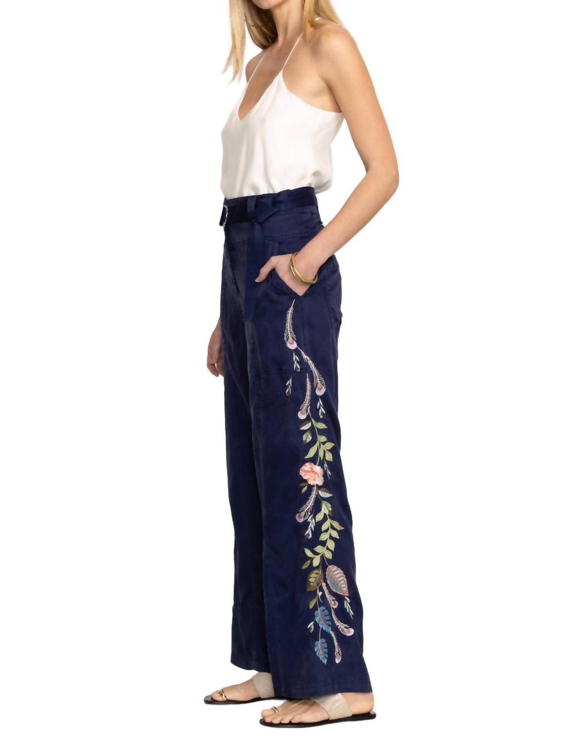 Johnny Was - Emika Belted Wide Leg Pant