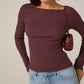 7Diamonds - Modal Ribbed Boatneck Top