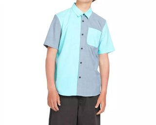 Volcom - Big Boys Satostone Colorblocked Shirt