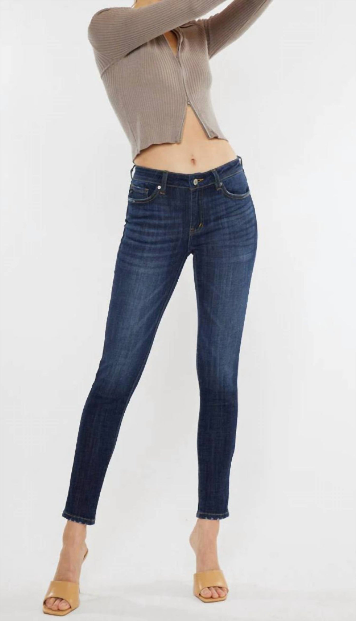 Kancan - Mid Rise Super Skinny Jean