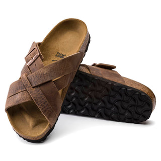 Birkenstock Men's Lugano Leather Sandal – Steals