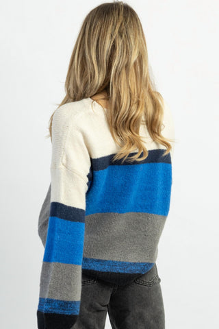Elan - SAWYER STRIPED SWEATER