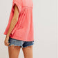 Free People - Horizons Double Cloth Top