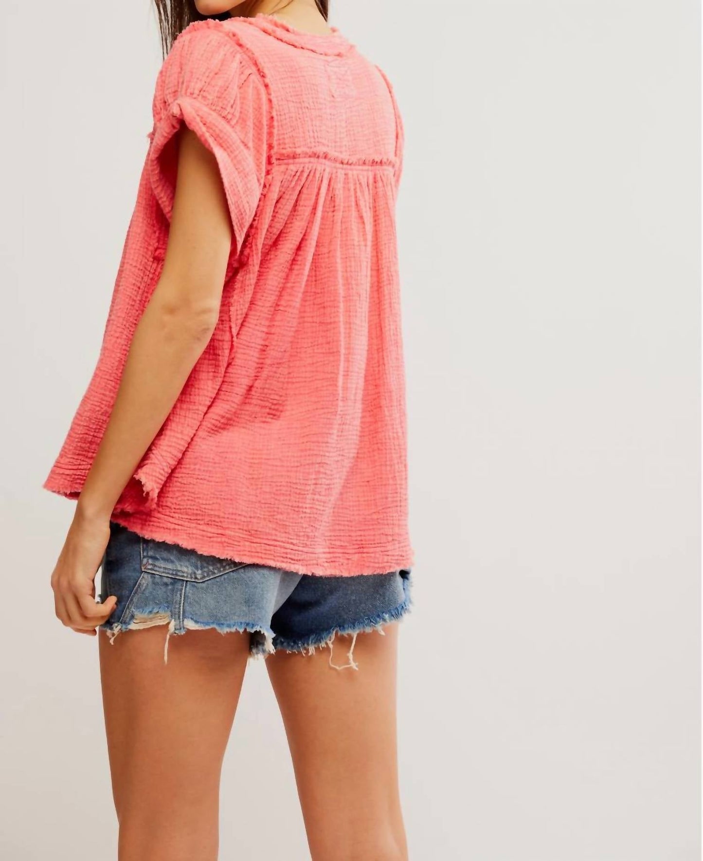 Free People - Horizons Double Cloth Top