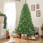 8ft Full & Lush Artificial Christmas Tree – 1430 Tips, Memory Wire, Hinged, Green
