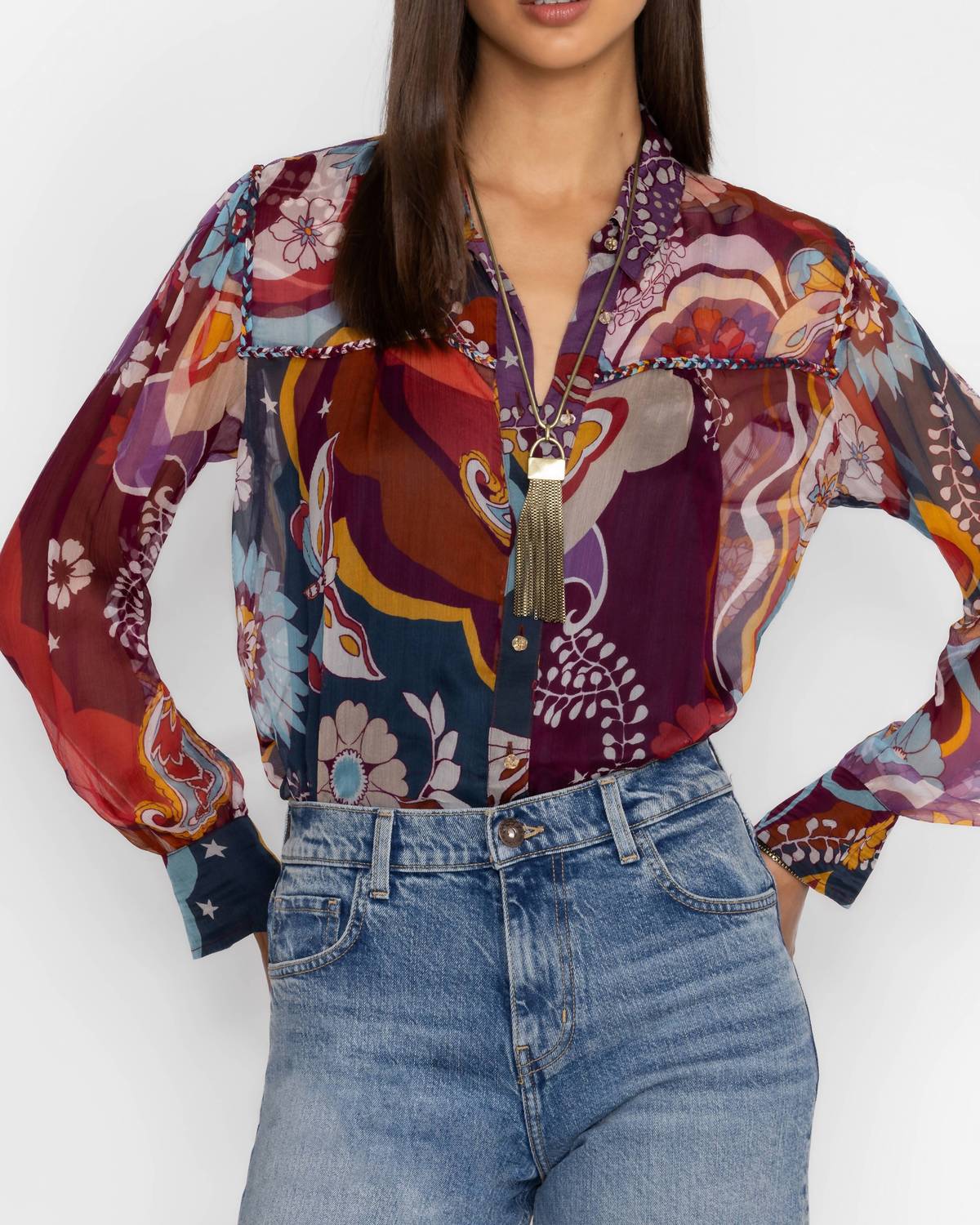 Johnny Was - Katerina Braided Blouse