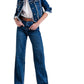 Q2 - Denim Jacket With Frayed Design