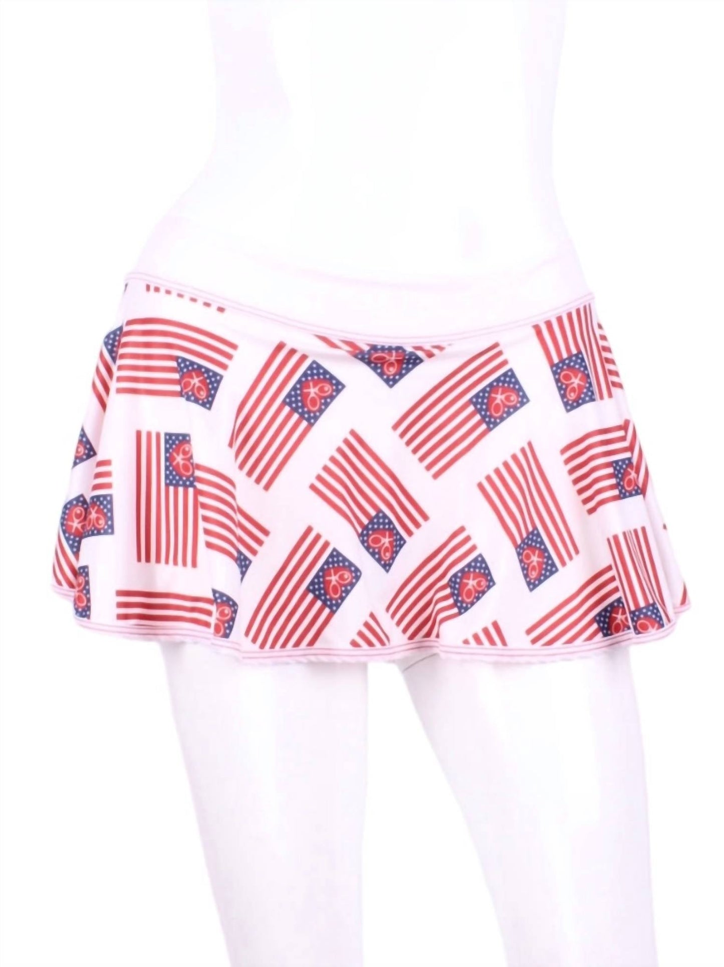 Love Love Tennis - Women's Flag Love "o" Tennis Skirt