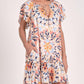 Elan - Ruffle Sleeve Mini Dress