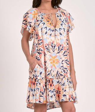 Elan - Ruffle Sleeve Mini Dress