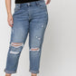 Vervet By Flying Monkey - Distressed Boyfriend Jeans