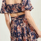 Altar'D State - Floral Dress With Cut Outs