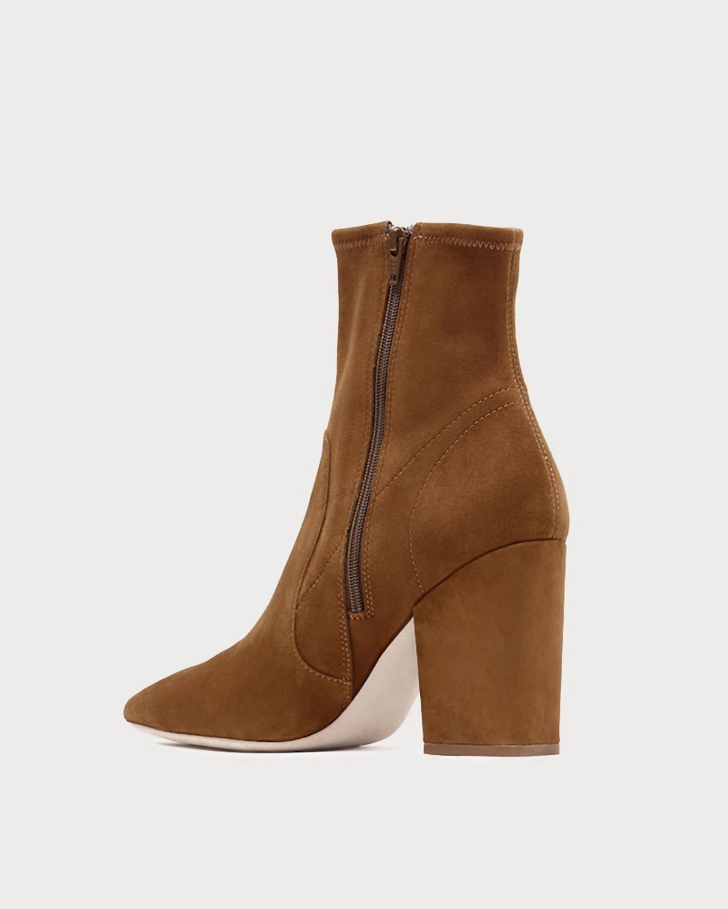 Loeffler Randall - Women's Isla Cacao Suede Slim Ankle Bootie