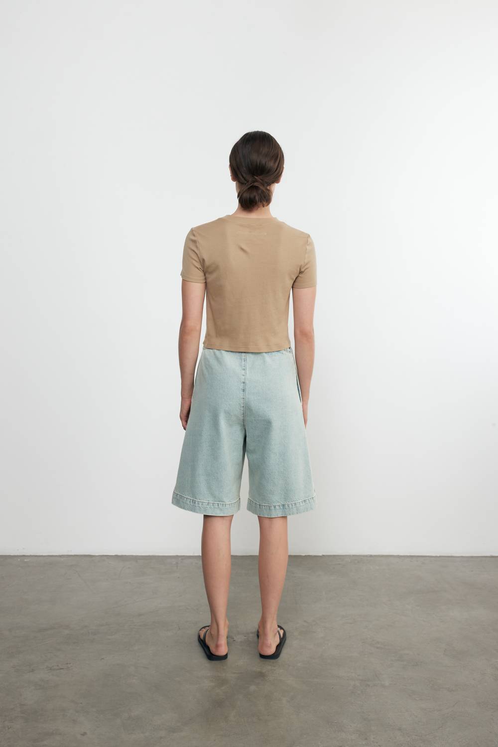 Enza Costa - SUPIMA COTTON CROPPED PERFECT TEE
