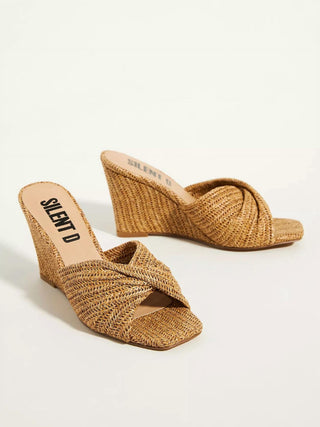 Silent D - Women's Katia Raffia Wedge Sandal