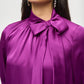 Joseph Ribkoff - Satin Top With Bow Neckline