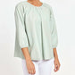 Dolce Cabo - Blakely Faux Leather Puff Sleeve Top