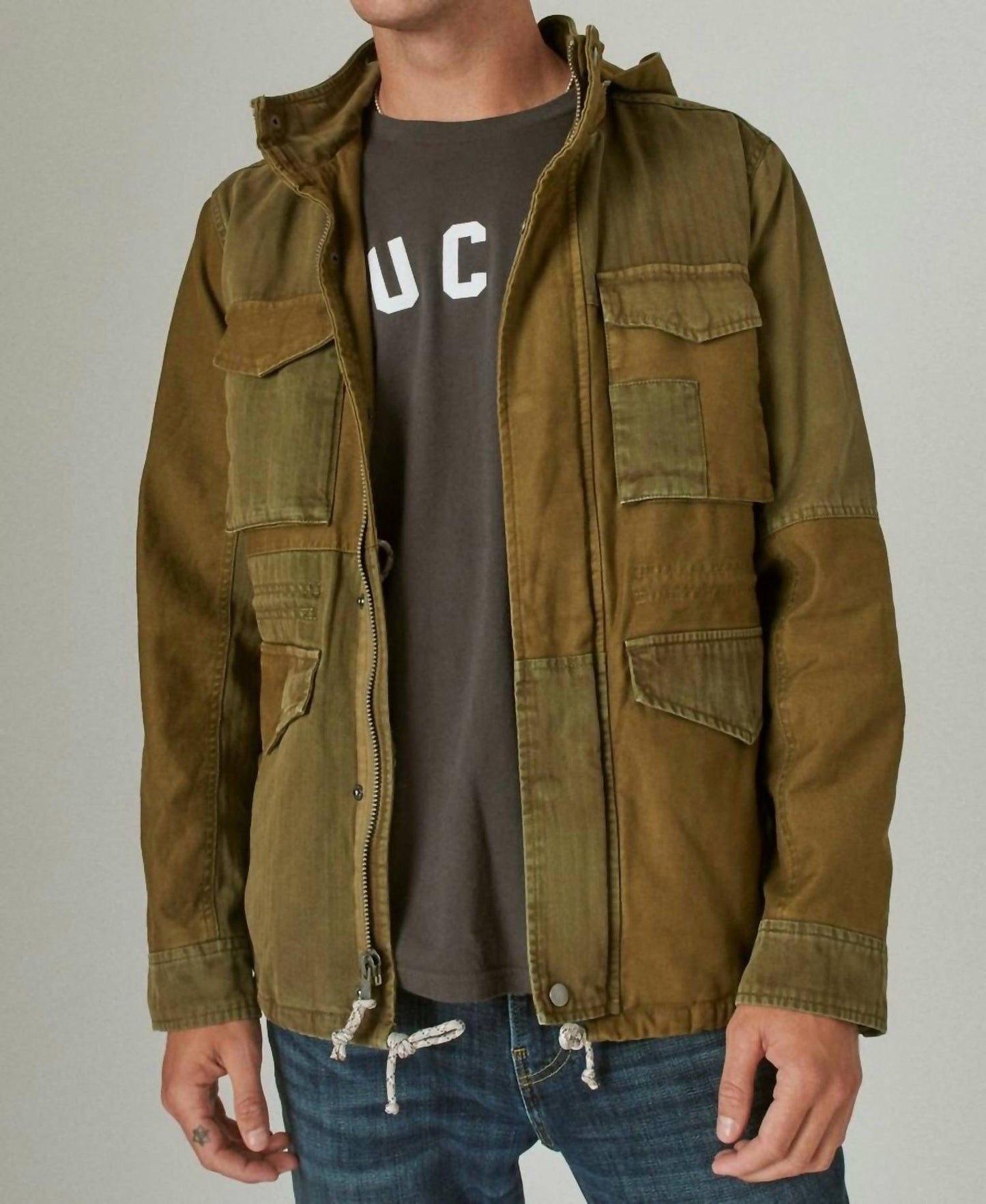 Lucky Brand - M-65 Patchwork Jacket