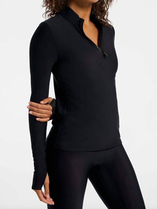 Bandier - Pro Fleece 1/4 Zip Long Sleeve Top