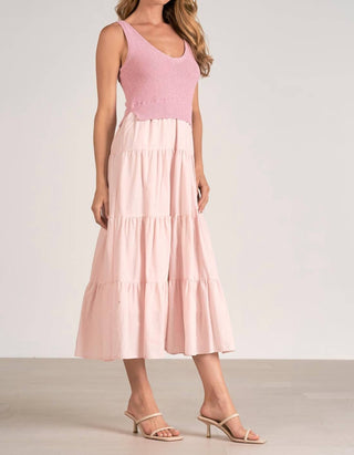 Elan - Woven & Knit Mix Midi