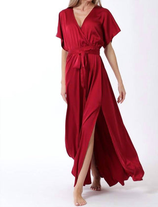 Aakaa - Maxi Dress With Dolman Sleeves